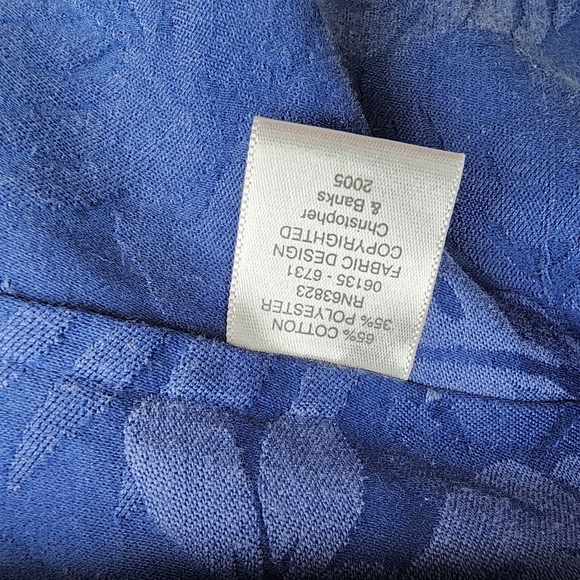Christopher & Banks Blue Floral Lightweight Shirt Jacket - Picture 4 of 15
